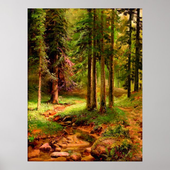 Poster Paisagem Florestal Ivan Shishkin (Frente)