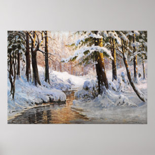Poster Paisagem Florestal Nevada, Walter Moras 