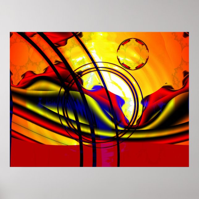 Poster Paisagem frágil (Frente)