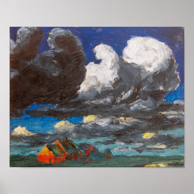 Poster Paisagem, Frísia do Norte | Emil Nolde | (Frente)