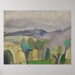 Poster Paisagem Grande com Árvores Matisse
