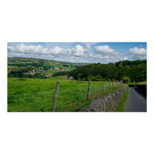 Pôster Paisagem Histórica de Yorkshire