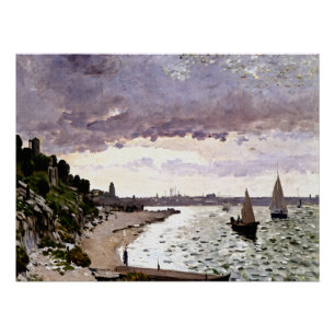 Pôster Paisagem impressionista com a Costa