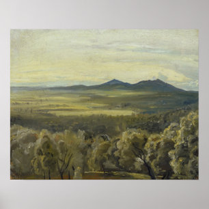 Pôster Paisagem Italiana, 1833