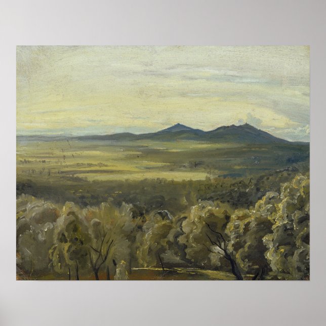 Pôster Paisagem Italiana, 1833 (Frente)