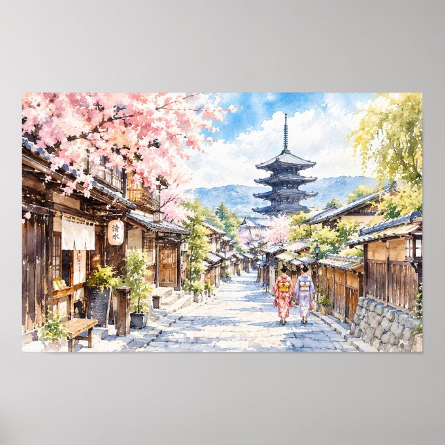 Poster Paisagem Japonesa (Frente)