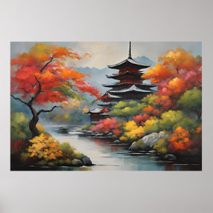 Poster Paisagem Japonesa