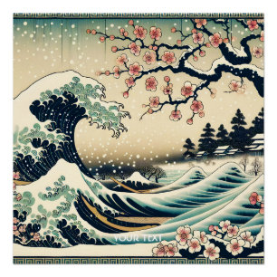 Pôster Paisagem Japonesa Tradicional Fantasy