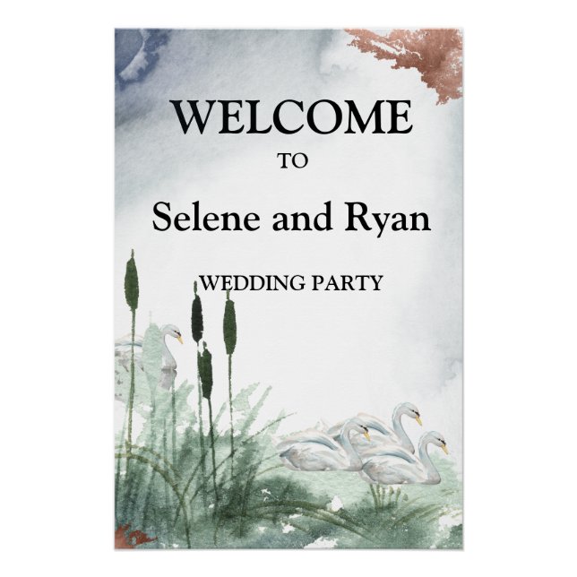 Pôster Paisagem laca com ciseiros (Frente)