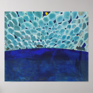 Poster Paisagem lunar Cuno Amiet