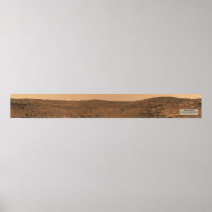 Poster Paisagem marciana (Seminole panorama, largura do c