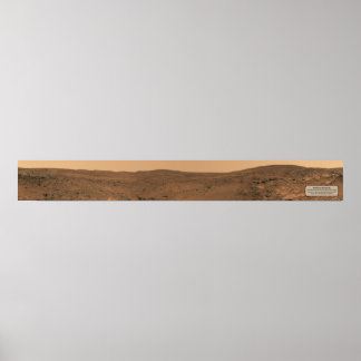 Poster Paisagem marciana (Seminole panorama, largura do c