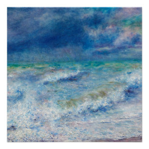 Pôster Paisagem marinha por Pierre-Auguste Renoir Arte Fi