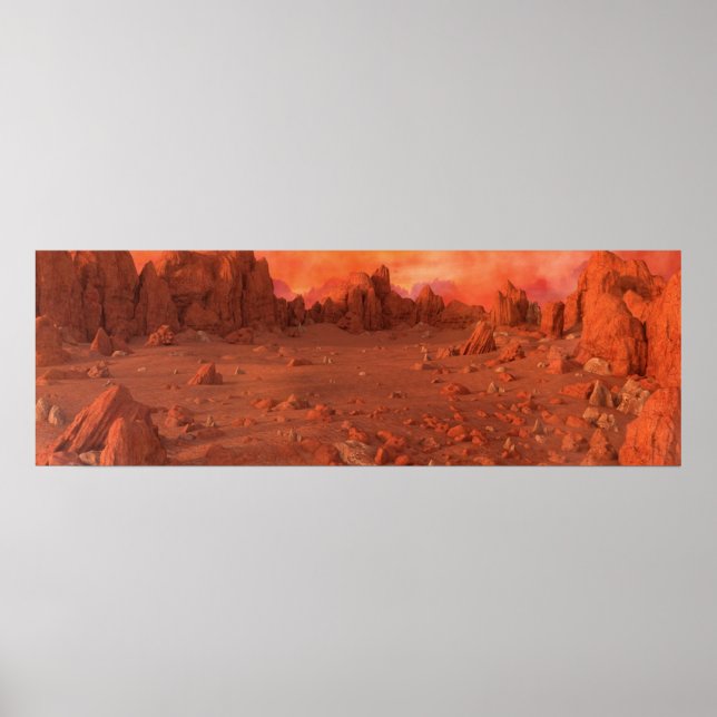 Poster Paisagem Mars (Frente)