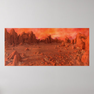Poster Paisagem Mars