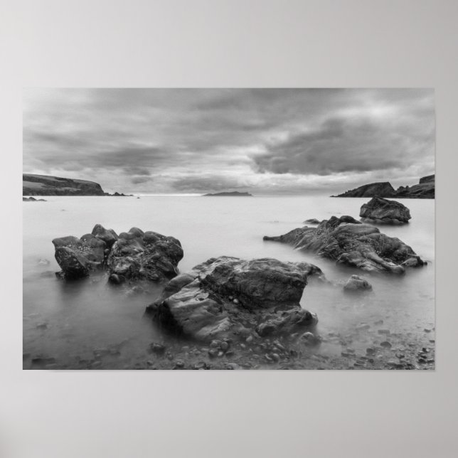 Poster Paisagem na Shetland Ocidental (Frente)