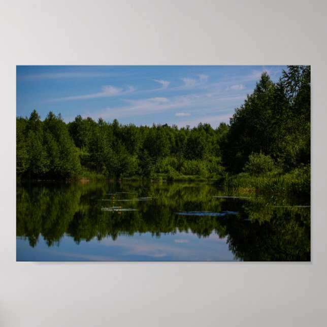 Poster Paisagem natural Cenário rural Lily (Frente)