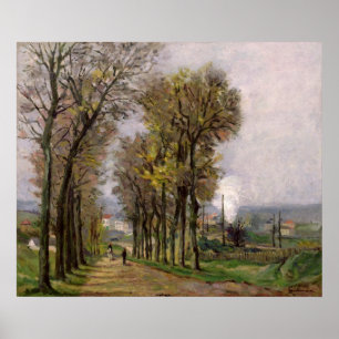 Pôster Paisagem no Ile de France, c.1878