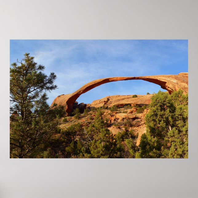 Poster Paisagem no Parque Nacional de Arches (Frente)