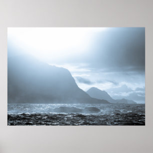 Poster Paisagem Oceânica Dramática