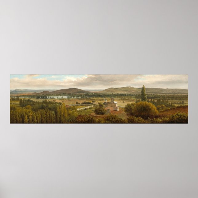 Poster Paisagem Panorâmica - Théodore Rousseau Fine Art (Frente)