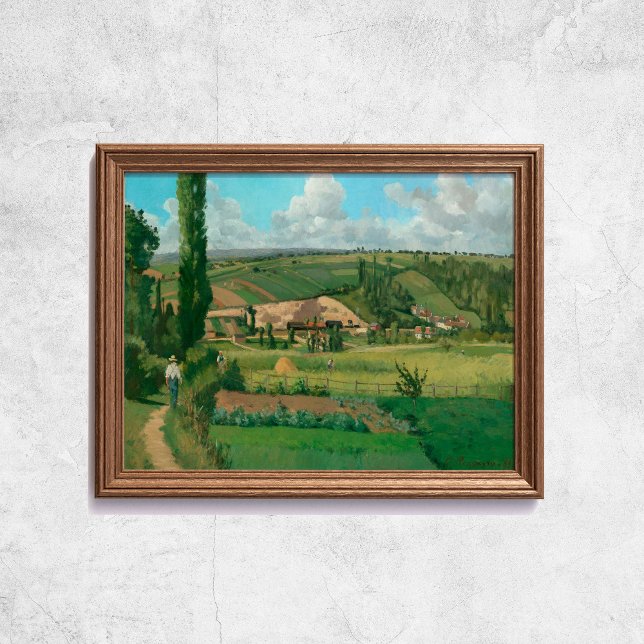 Poster Paisagem Pissarro Les Patis Famosa Art (Pissarro Landscape Les Patis Famous Art Poster
)