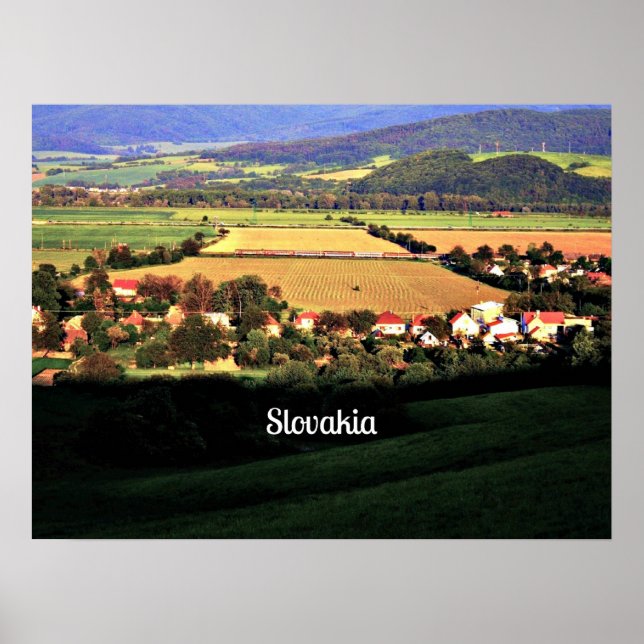 Poster Paisagem pitoresca da Eslováquia (Frente)