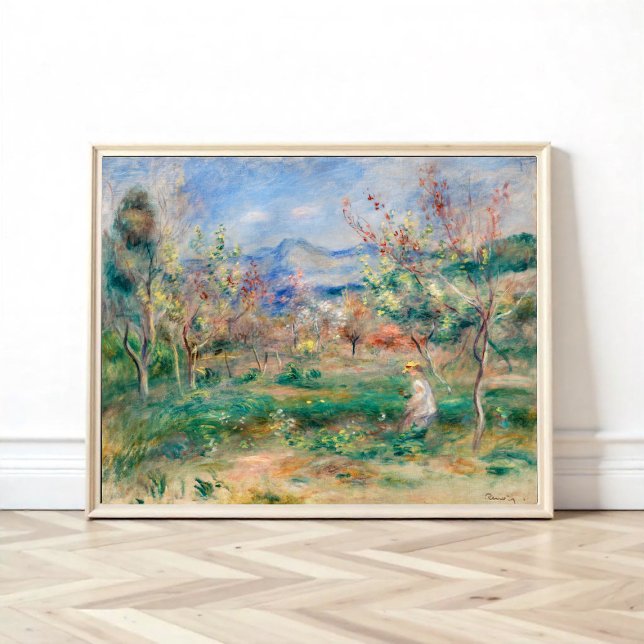 Poster Paisagem por Pierre-Auguste Renoir (Criador carregado)