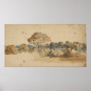 Pôster Paisagem, por volta de 1640, Anthony van Dyck