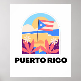 Poster Paisagem Porto Rico