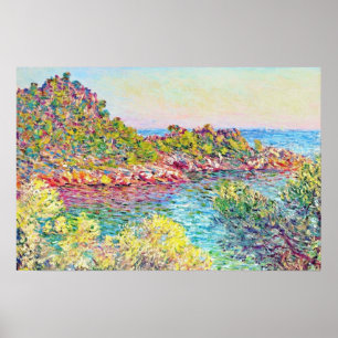 Poster Paisagem próxima de Monte Carlo (por Claude Monet