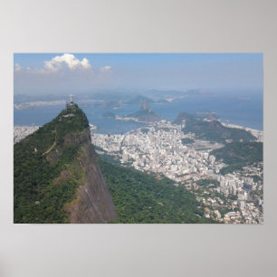Poster Paisagem requintado de Rio de Janeiro Brasil