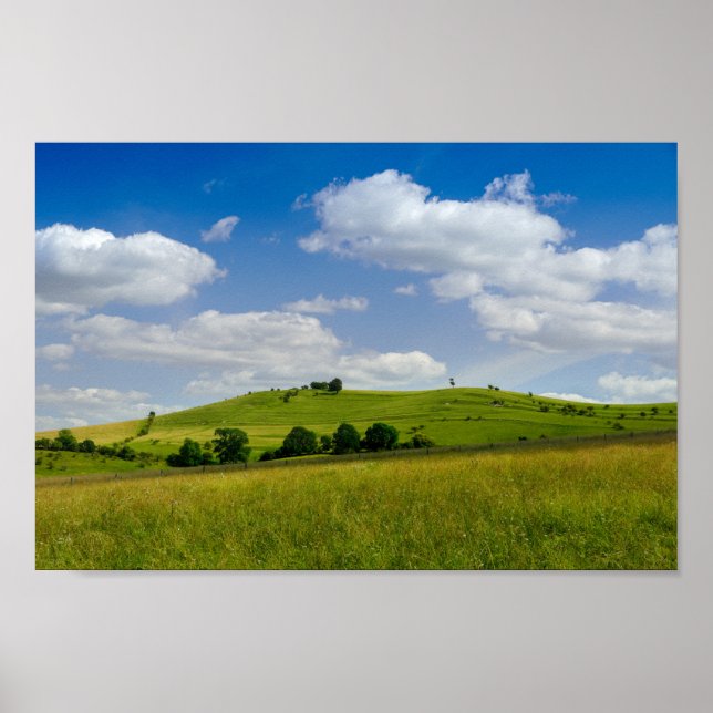 Poster Paisagem Rolling Summer (Frente)