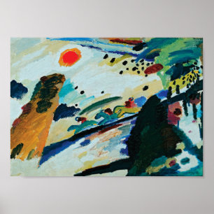 Poster Paisagem Romântica de Wassily Kandinsky