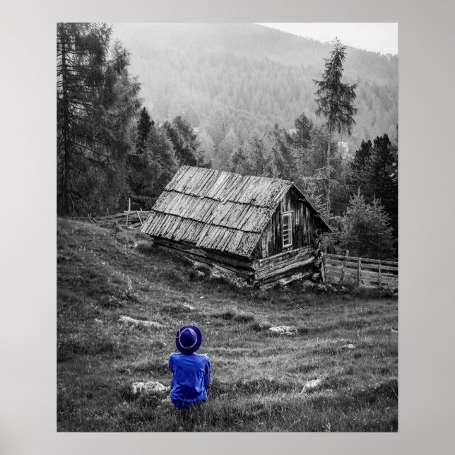 Poster Paisagem rural fotografia minimalista (Frente)