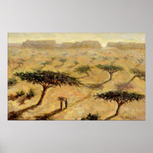 Pôster Paisagem Sahelian 2002