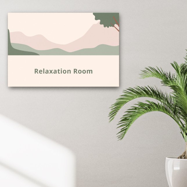 Poster Paisagem Serena Minimalista (Minimalist Serene Landscape Poster)