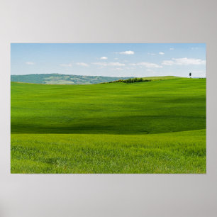 Poster Paisagem Toscana Típica