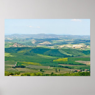 Poster Paisagem Toscana Típica