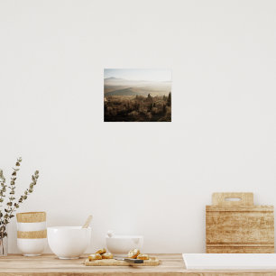 Poster Paisagem Toscânia Cores Suaves