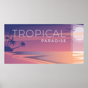 Poster Paisagem tropical