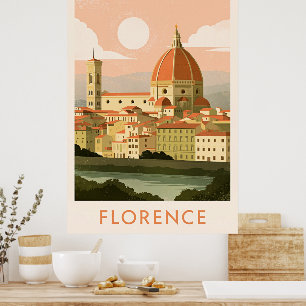 Poster Paisagem urbana de Florença