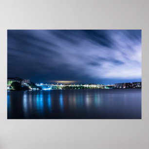 Poster - paisagem urbana no amanhecer