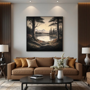 Poster Paisagem Vintage