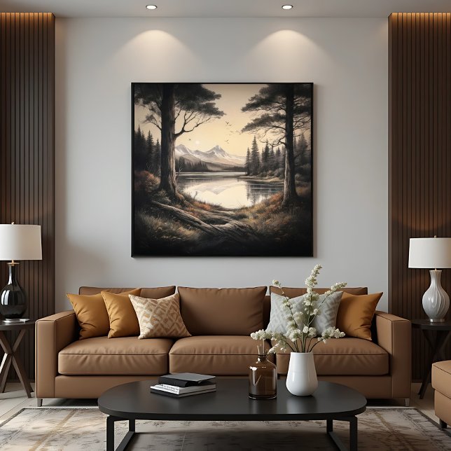 Poster Paisagem Vintage (Criador carregado)