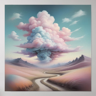 Poster Paisagem Whimsical - Arte da Paisagem Eetérea