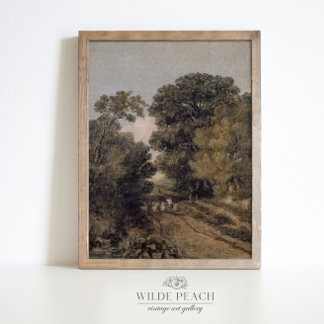 Poster Paisagem Wooded Paintage