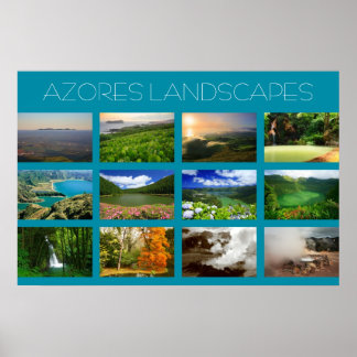 Poster Paisagens dos Açores