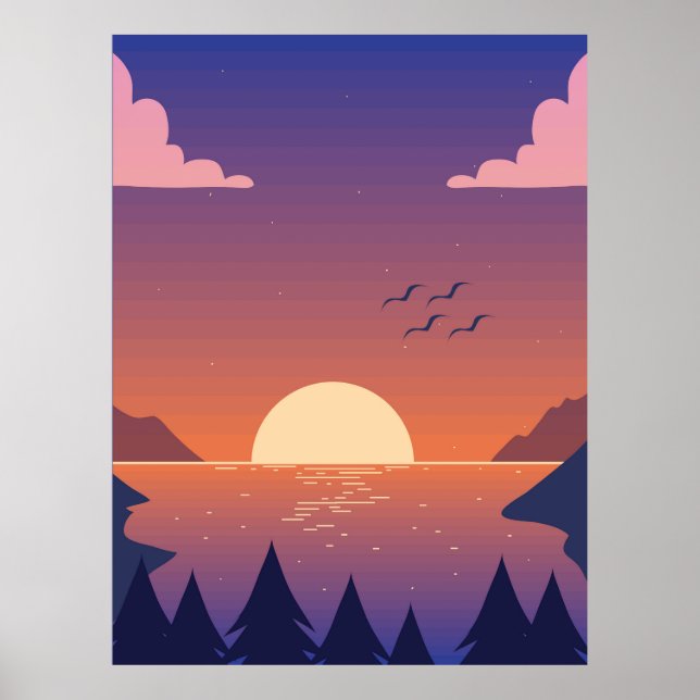 Poster paisagens florestais (Frente)