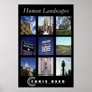 Poster Paisagens humanas